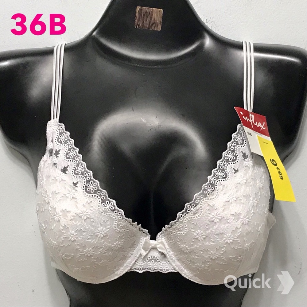 36B - NWT Influx Floral Lace Seamless Cup Bra